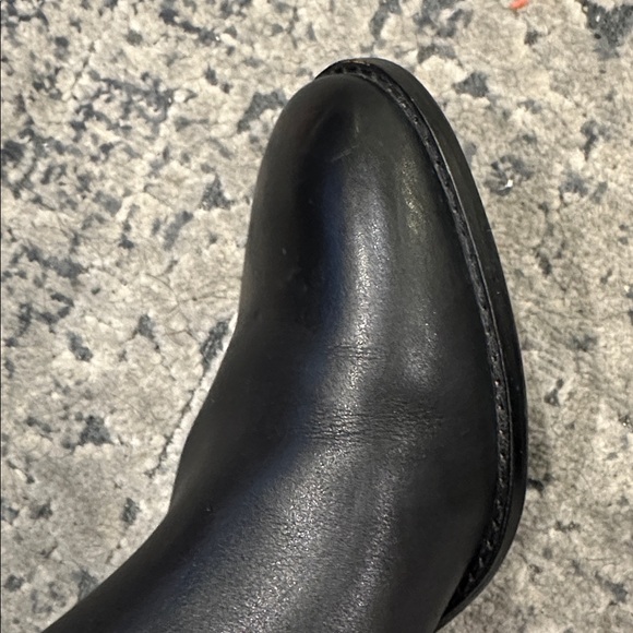 Sam Edelman Kaiti Block heel Black Leather Ankle Boots - Picture 8 of 9